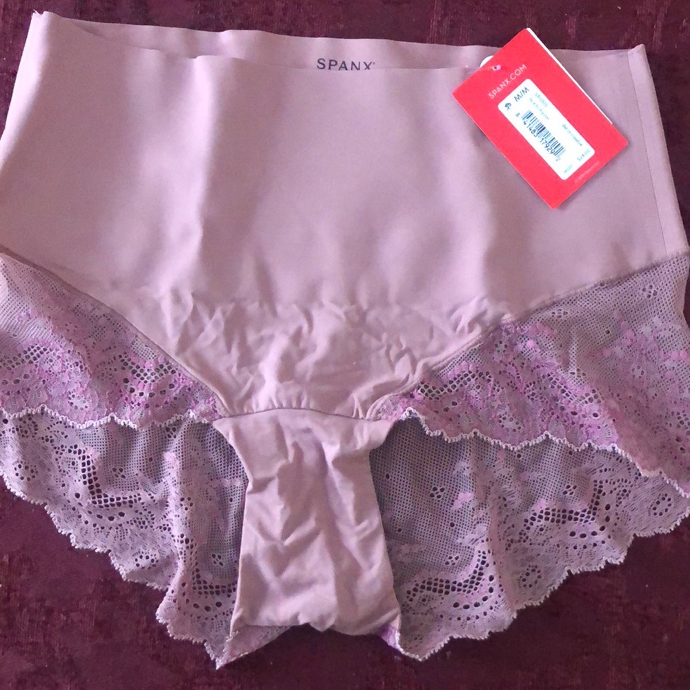 Spanx lace hi hipster NWT